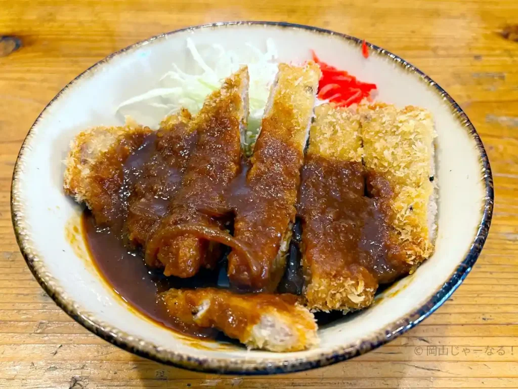 男うどん 能勢のデミカツ丼