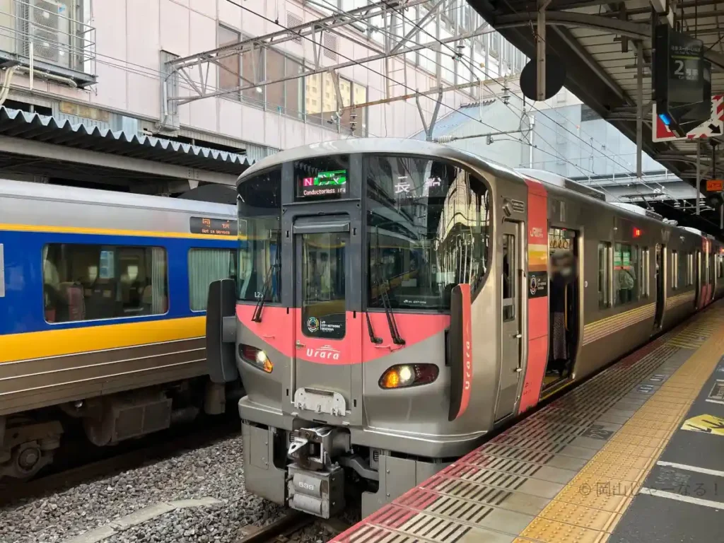 JR赤穂線(長船行き)の電車
